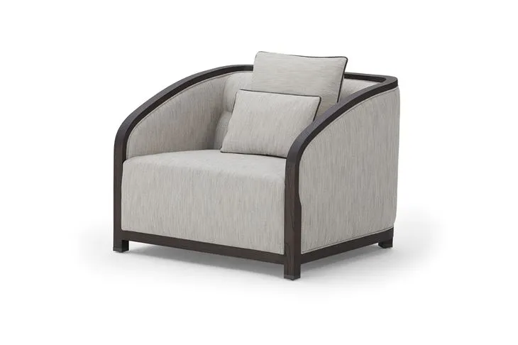 Custom Made Modern Armchair Chaise Hotel Lobby Single Sofa Villa Lounge Chair